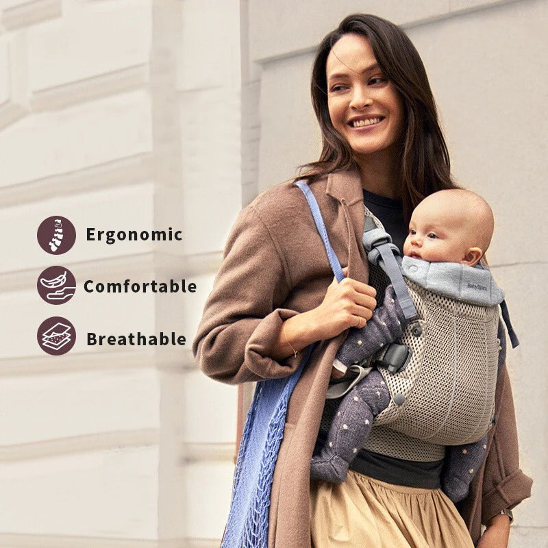 BabyBjorn Baby Carrier in 3D Mesh | Ergonomic 3-in-1 Design Supporting Newborns and Toddlers (7-40 Pounds)