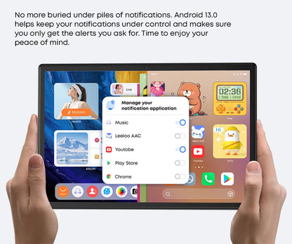 CHUWI Hi10X Pro Tablet 4G LTE Android 13 Widevine L1 10.1"
