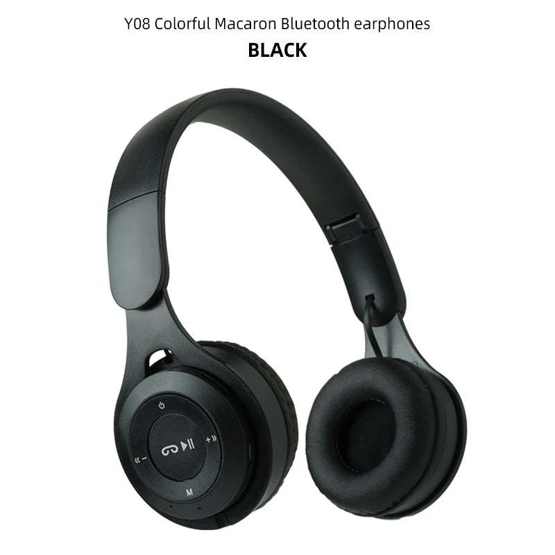 Foldable Kids Headphones - Wireless Bluetooth Over-Ear for Music & Gaming