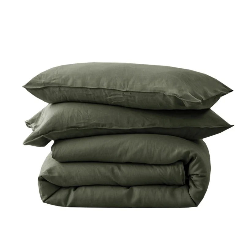 Lyocell Bamboo Bedding Set: Single Duvet Cover & Pillowcases