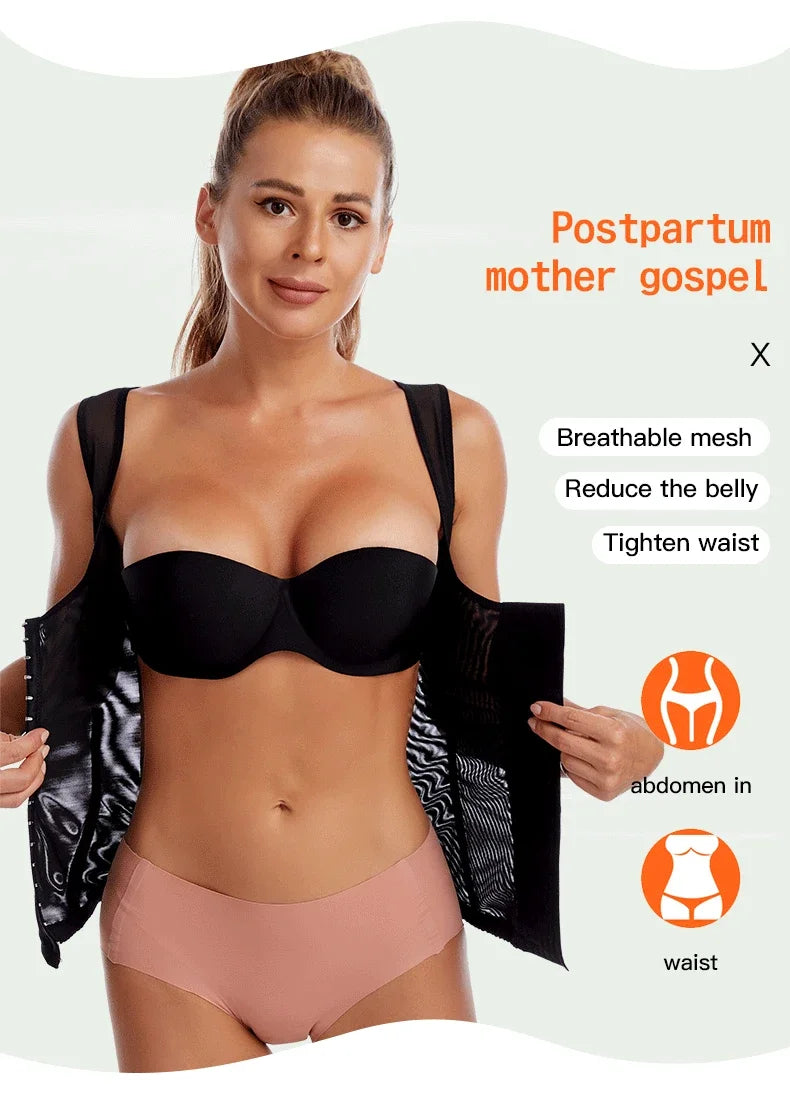 Woman Flat Belly Waist Trainer Body Shaper