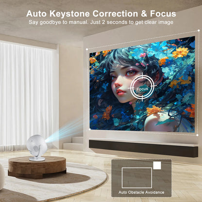 Salange 4K UHD Projector Android 11 with    WIf1 6 and Bluetooth