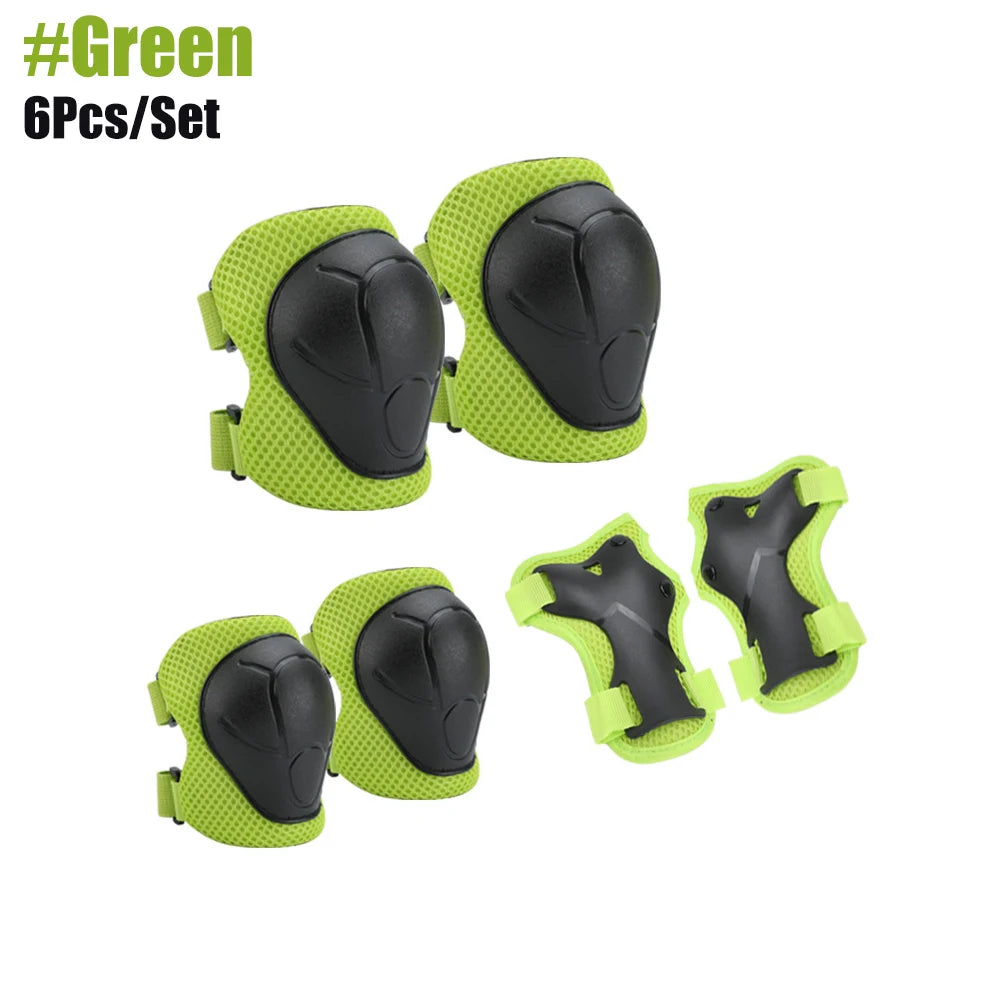 Safety Set with Wrist Guard for Skating Cycling New