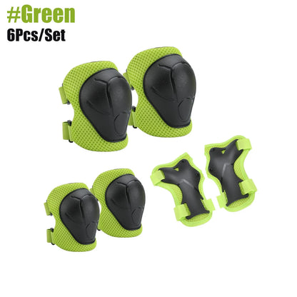 Safety Set with Wrist Guard for Skating Cycling New