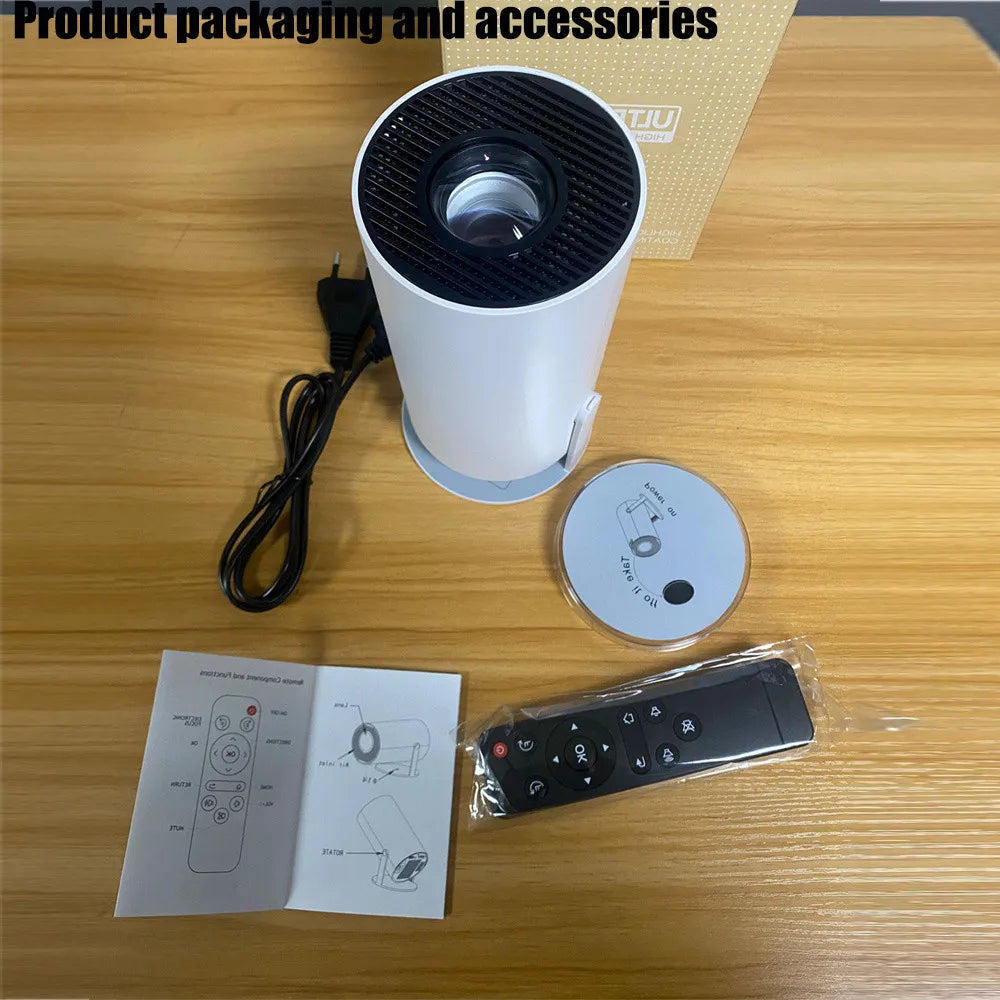 DITONG HY300 Plus Projector Android 4K 1280*720P Dual Wifi