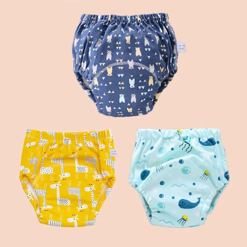 Baby Reusable Diapers Panties Potty Training Pants For Children