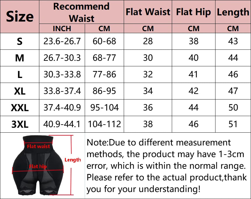 Hip Shapewear Panties Women Butt Lifter Shaper Panties