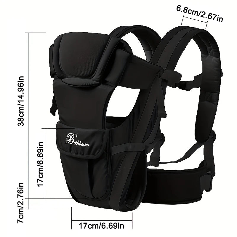 4-in-1 Ergonomic Baby Carrier | Newborn to Toddler Sling & Backpack