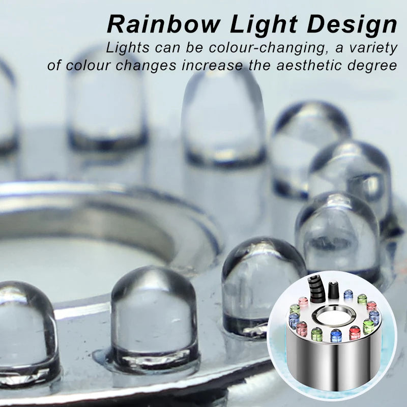 Mini LED Pumpkin Light Fogger Water For Halloween