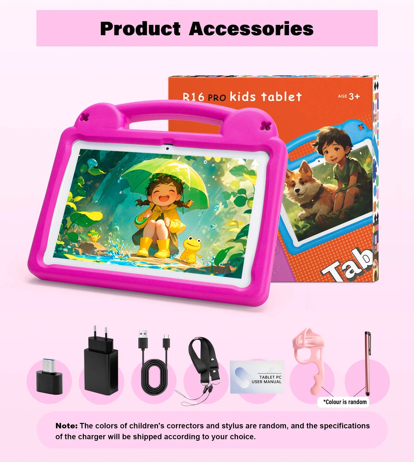 ANRY 2025 Kids Tablet Android 15 10.1 Inch A523 2.0GHZ 8GB