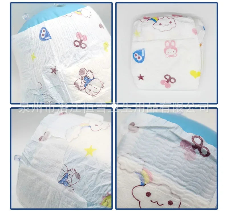 50pcs/1pack Baby Pull Up Diapers Soft Thin Breathable Super Absorbent Disposable Nappy for Newborns Wholesale Hot Sale