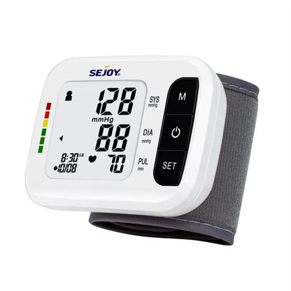 SEJOY Electronic Blood Pressure Monitor Wrist Cuff Tonometer
