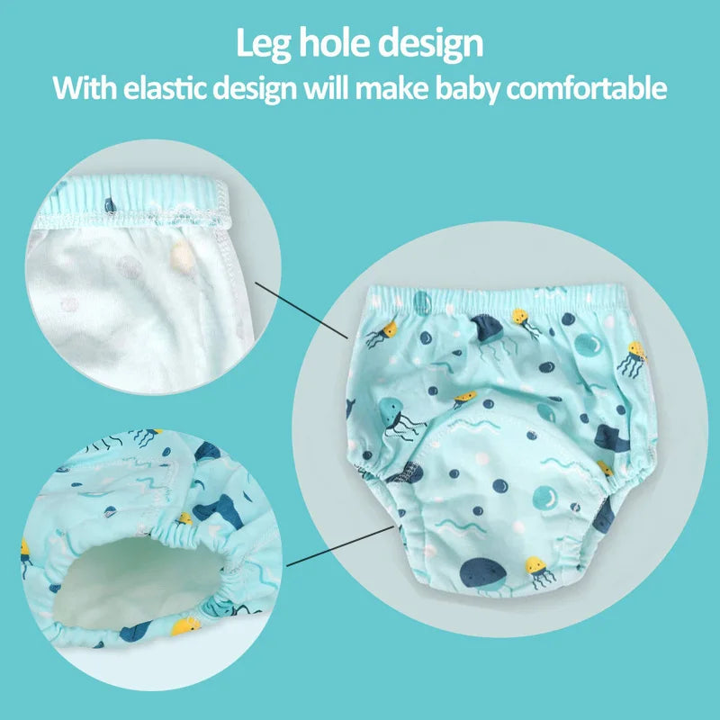 Baby Reusable Diapers Panties Potty Training Pants For Children
