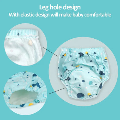 Baby Reusable Diapers Panties Potty Training Pants For Children