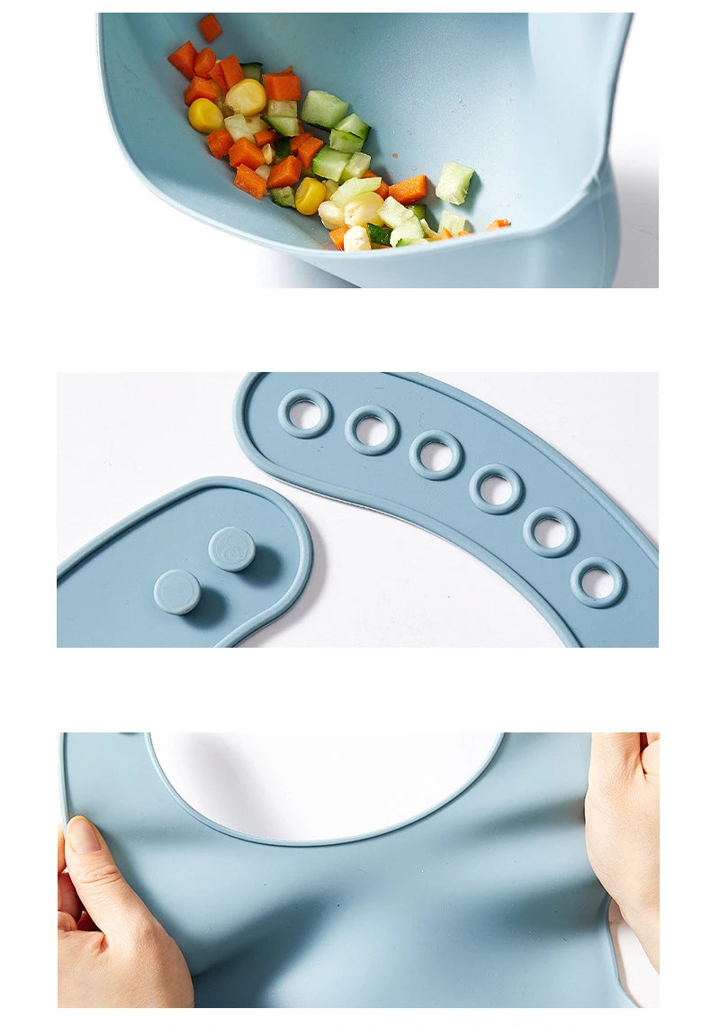 Baby Bib Adjustable Waterproof Bibs Babies