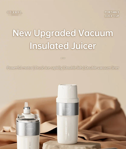 Insulated Juicer Double Layer Vacuum 304 Stainless Steel Juicers 350ml