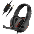 PS4 & PC Gaming Headset, 3.5mm Wired Earphones with Built-in Mic for Clear Chat