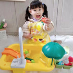 Kids Kitchen Sink Toys Electric Dishwasher