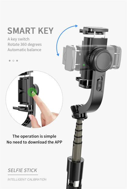 Gimbal Stabilizer For iPhone Android Cell Mobile Phone