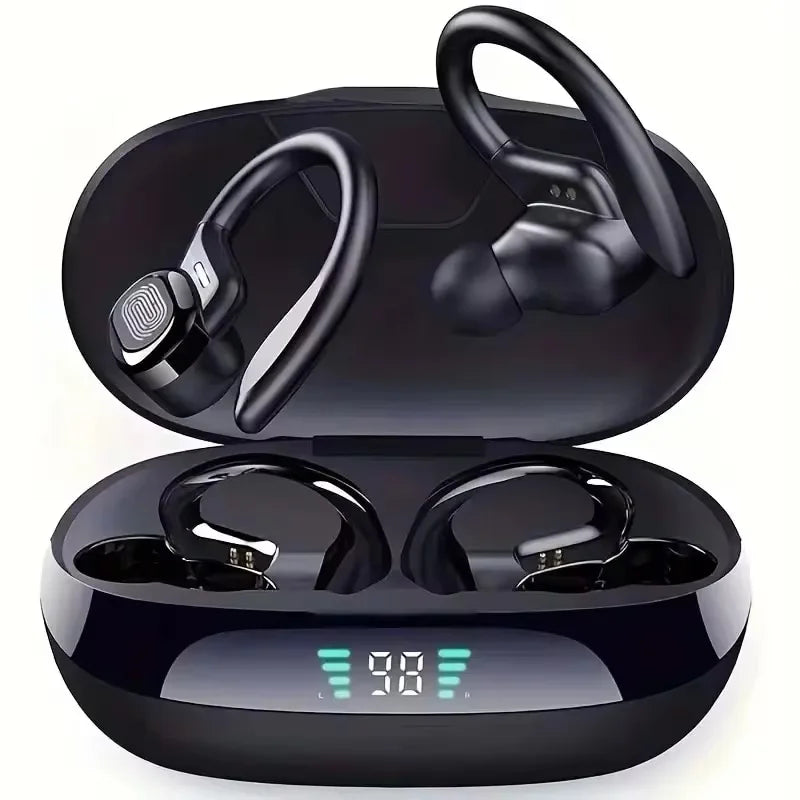 Secure-Fit Sports Earbuds | Hi-Fi Sound, Waterproof, TWS with Mic