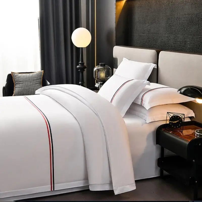 Hotel Collection Bedding Set - Solid Color, Wrinkle-Free, All-Season