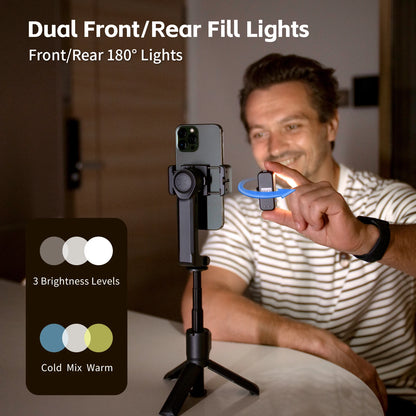 Selfie Stick Foldable Wireless Tripod Gimbal