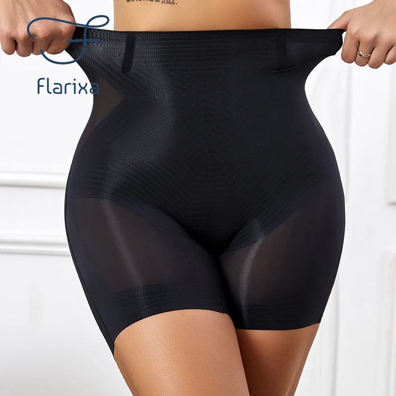 Flarixa Seamless High Waist Shorts Panties For Women