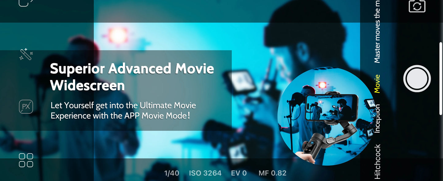 AOCHUAN Smart Phone XPro Smartphone 3 Axis Gimbal Stabilizer