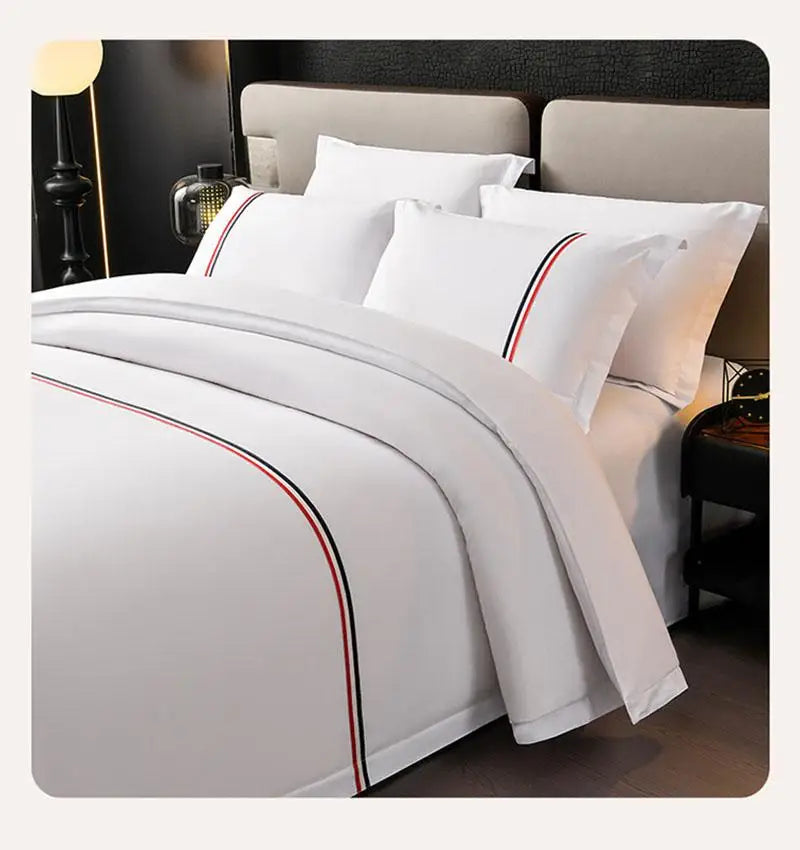 Hotel Collection Bedding Set - Solid Color, Wrinkle-Free, All-Season