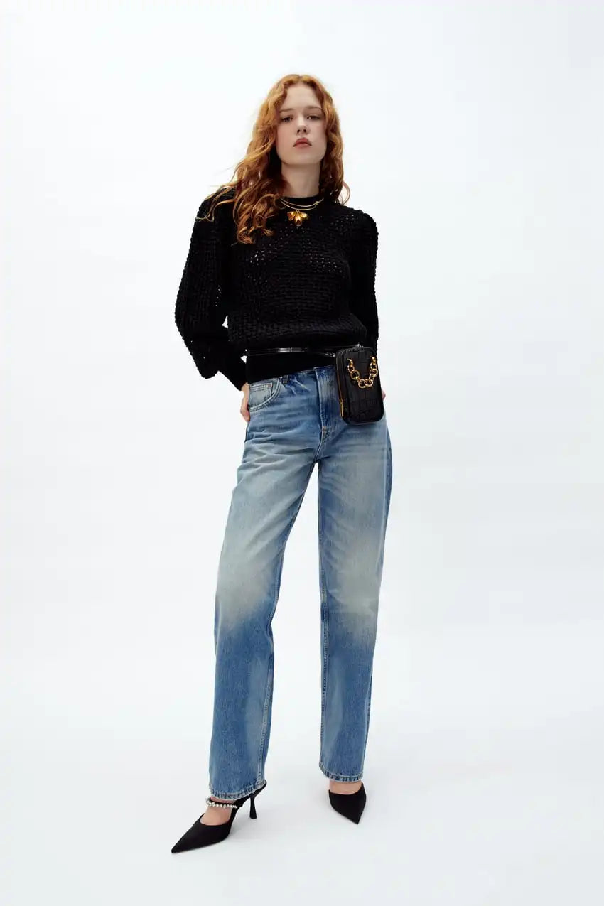 New Pointed Toe Stiletto Black Sexy