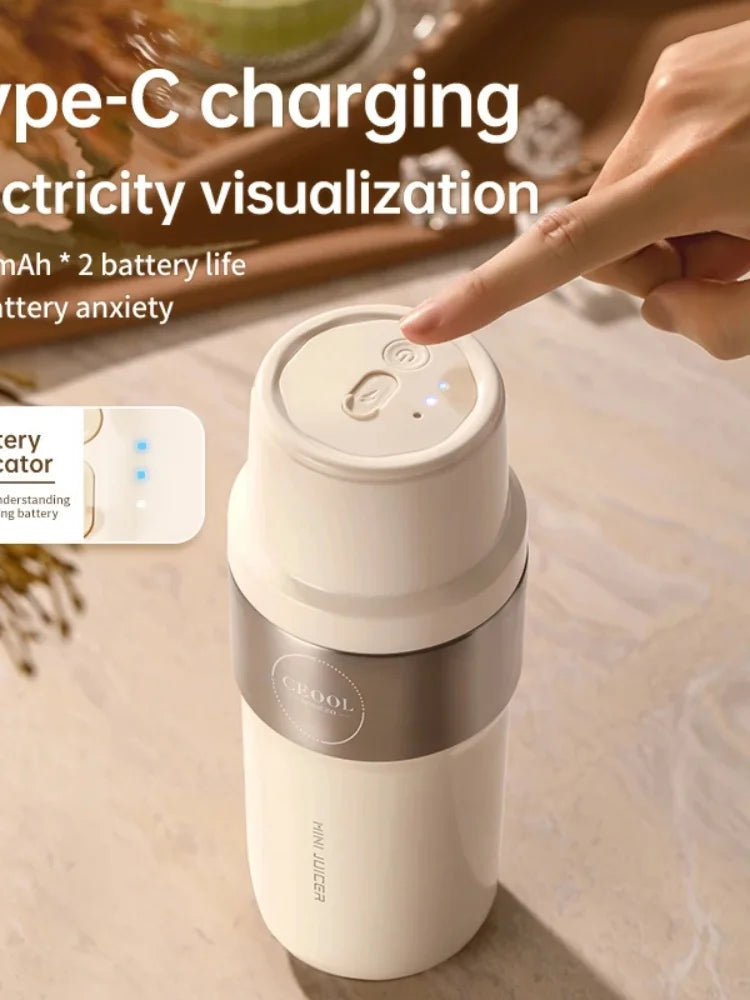 Insulated Juicer Double Layer Vacuum 304 Stainless Steel Juicers 350ml