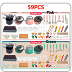 Play Kitchen Accessories Kit with Play Pots
