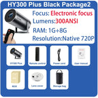 DITONG HY300 Plus Projector Android 4K 1280*720P Dual Wifi