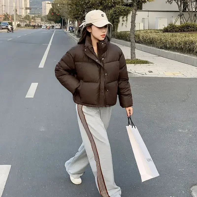 Loose Casual Parkas Woman