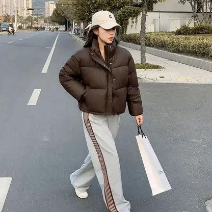 Loose Casual Parkas Woman