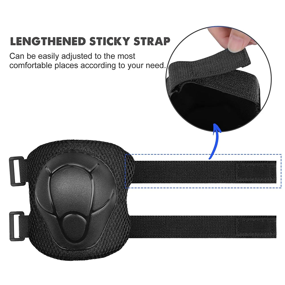 Safety Set with Wrist Guard for Skating Cycling New