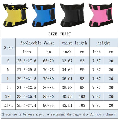 Women Sauna Sweat Abdomen Trimmer Belt Waist