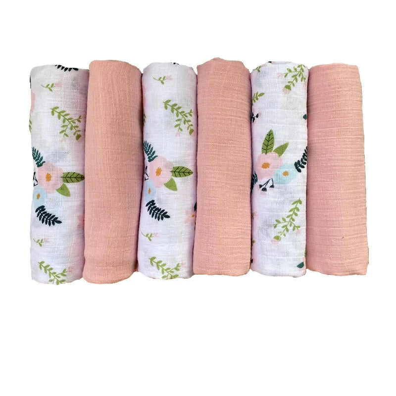 Baby Diapers Newborn Muslin Cotton Reusable Cloth Nappy Gauze Blanket Towels 50*70 Cm