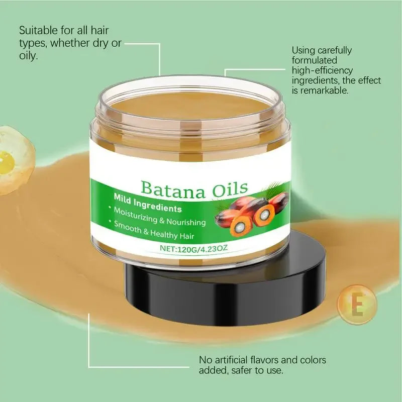 Batana Hair Oil Conditioner - 120g Nourishing Treatment for Scalp Health