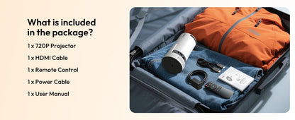 XGODY 720P Smart Projector: Your Plug-and-Play Home Cinema