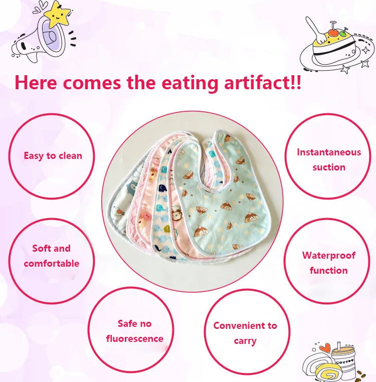 Baby Cartoon Snap Waterproof