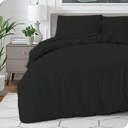 Soft Brushed Bedding Set - 3-Piece Duvet Cover & Pillowcases
