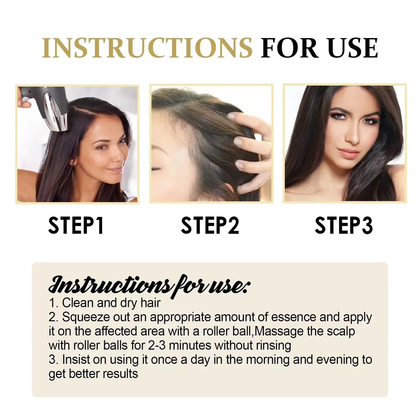 Hair Serum for Strengthening Roots