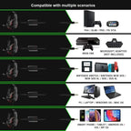 3.5mm Headphones Wired Gaming Headset Earphones For PS4 Play Station 4 Game PC Chat Headset  With Microphone