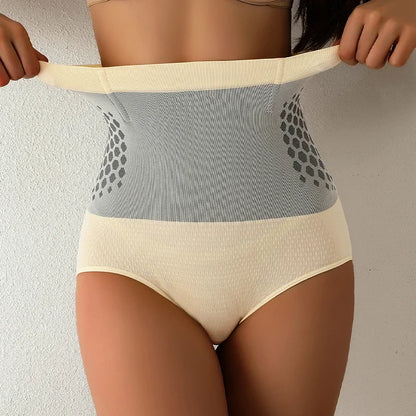 Flarixa Seamless Women's High Waist Abdomen Control Panties