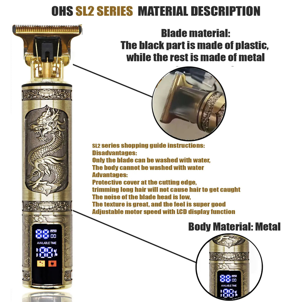 T9 Hair Clipper Repair Beard Shaving Body Hair