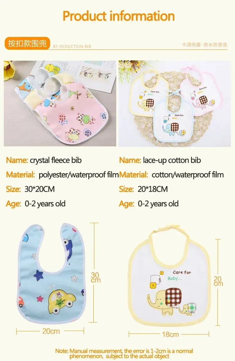 Baby Bibs for Children Waterproof