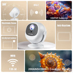 Salange 4K UHD Projector Android 11 with    WIf1 6 and Bluetooth