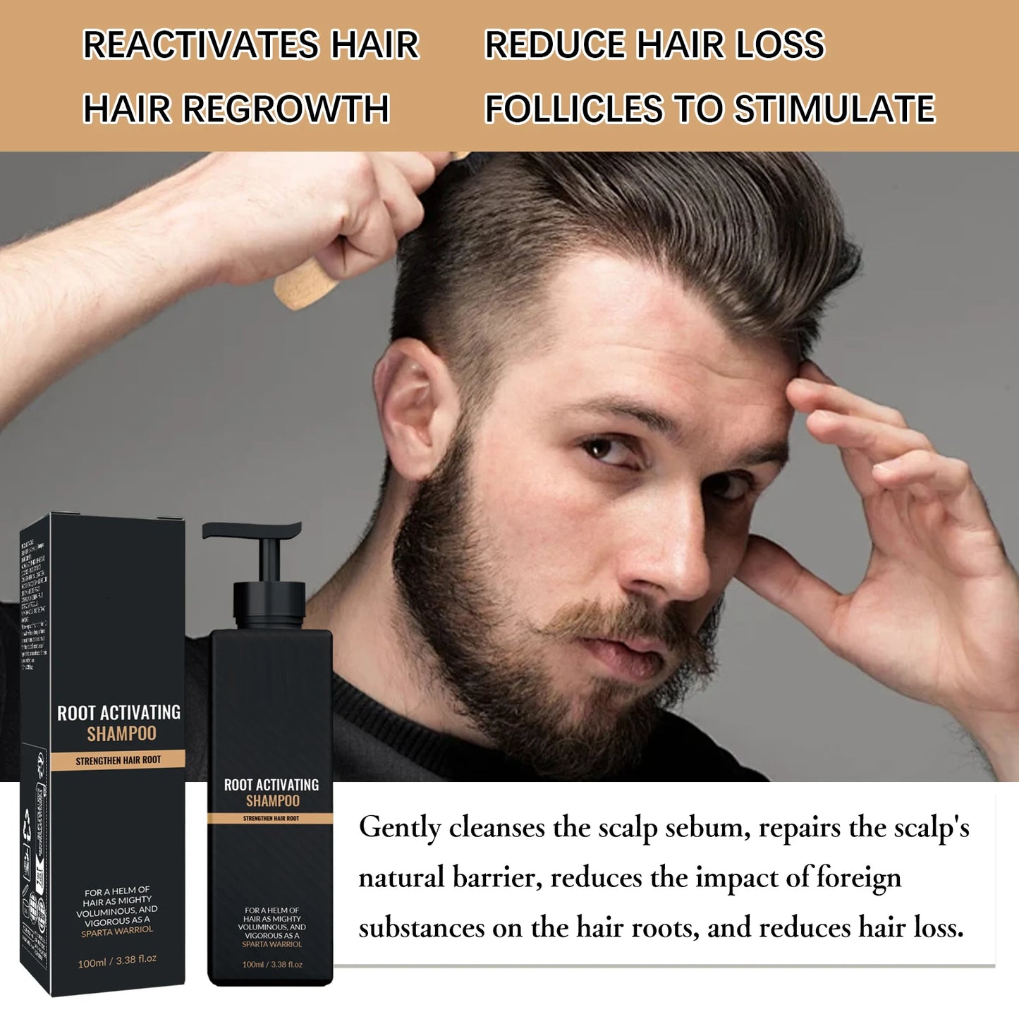 Hair Growth Shampoo for Men Root Activator