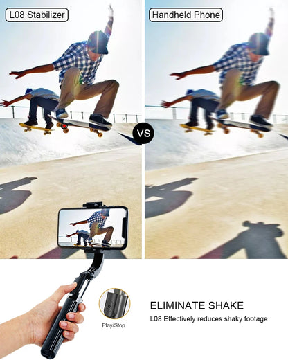 Gimbal Stabilizer For iPhone Android Cell Mobile Phone